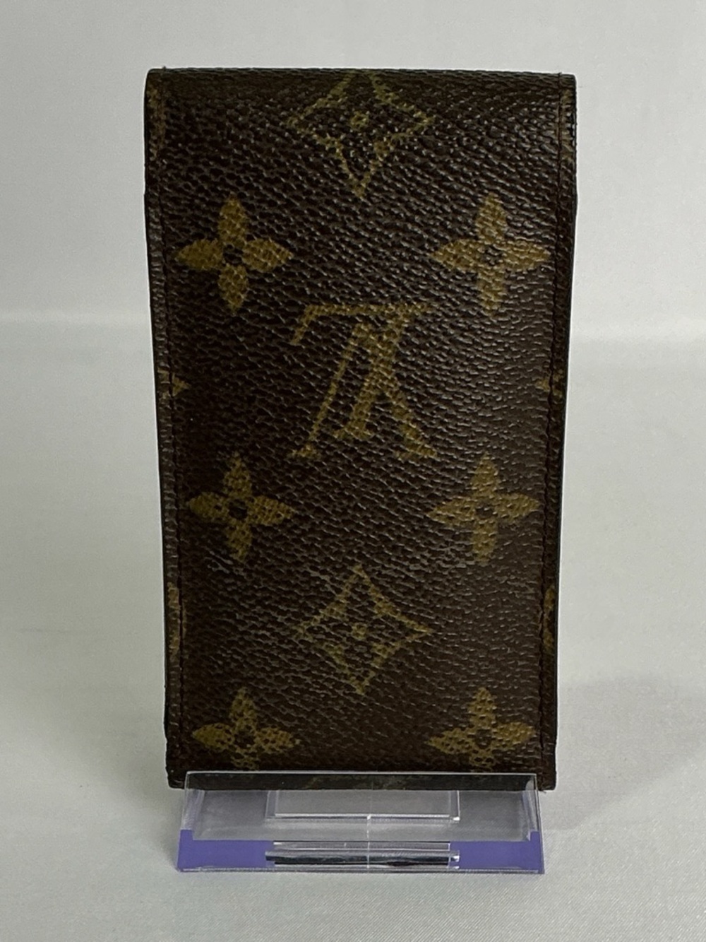 Louis Vuitton Brown Monogram Cigarette Tobacco Case Accessory Lip Stick Holder - Picture 16 of 16